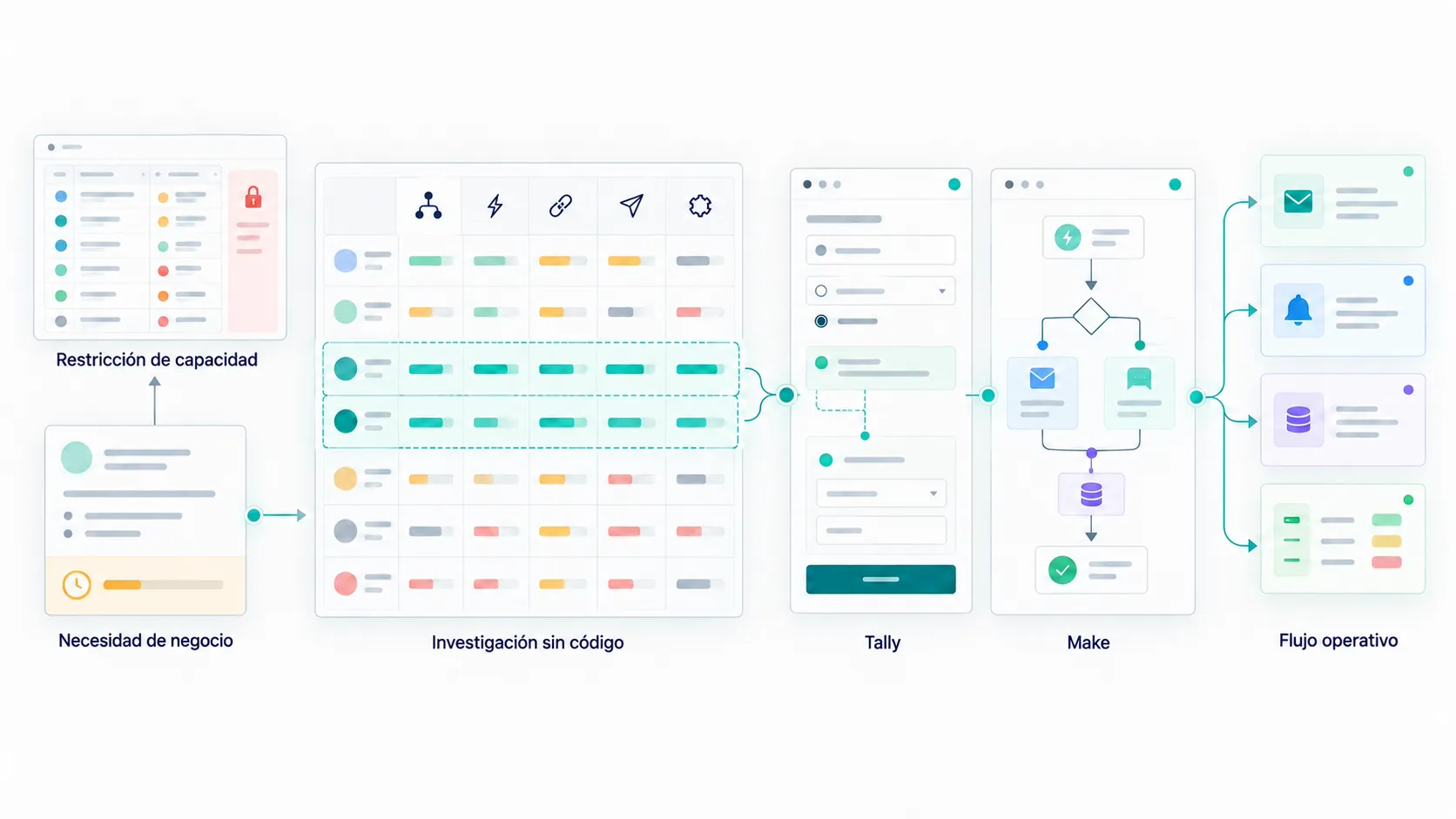 Evaluación de alternativas no-code para una iniciativa de negocio sin capacidad de Development